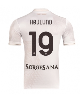 SSC Napoli Rasmus Hojlund #19 Maglia Gara Trasferta Repliche 2025-26 Maniche Corte